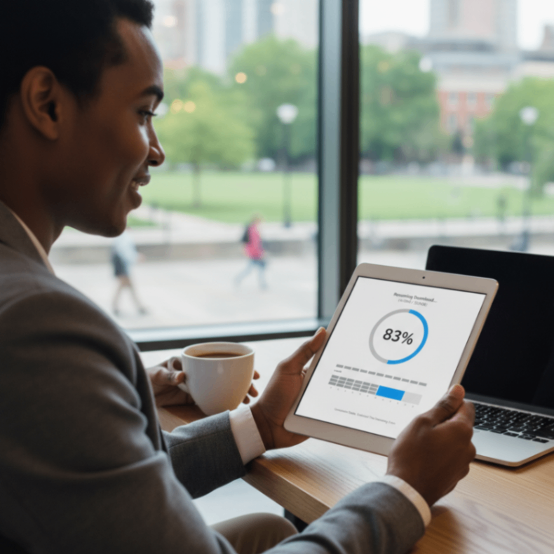 Download Progress UI / Delivery Flow